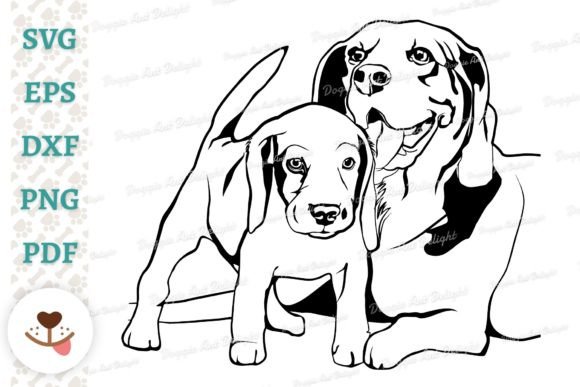 Beagle Dog Mom and Puppy SVG: An Embroidery Review
