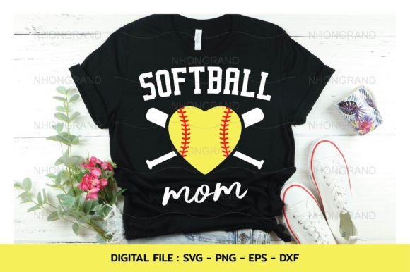 Softball Mom Sport Heart SVG: Embroidery Review